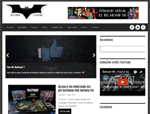 Tablet Screenshot of batman-legend.com